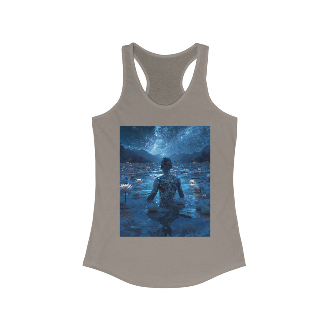The Lotus Pilgrim - Women's Racerback Tank