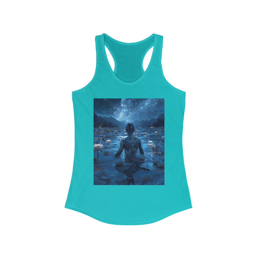 The Lotus Pilgrim - Women's Racerback Tank