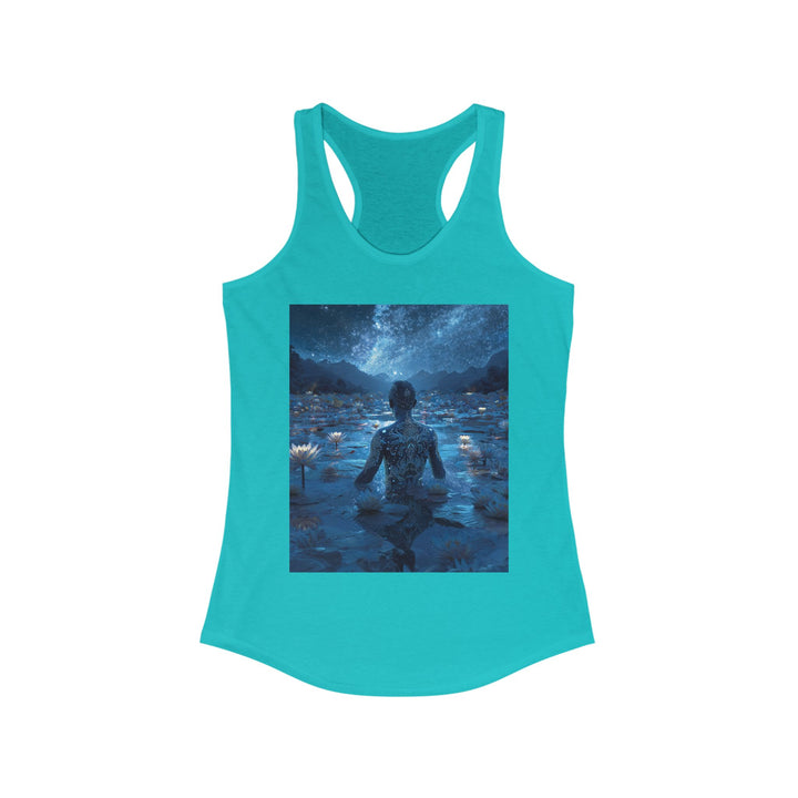 The Lotus Pilgrim - Women's Racerback Tank