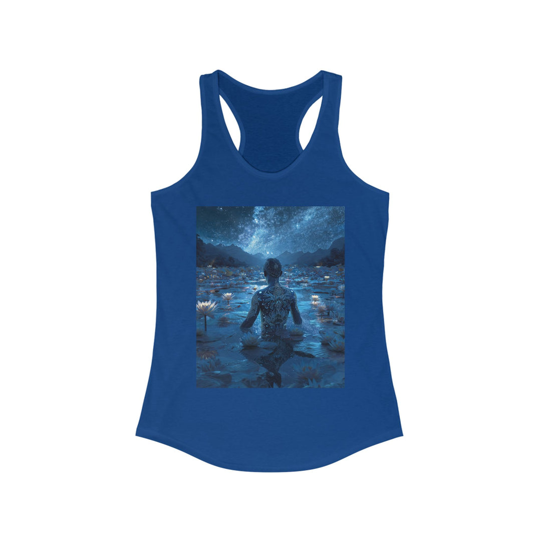 The Lotus Pilgrim - Women's Racerback Tank