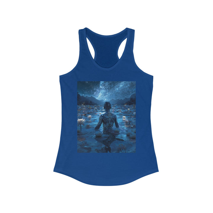 The Lotus Pilgrim - Women's Racerback Tank