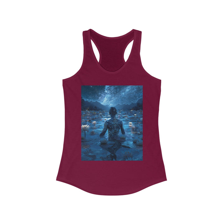 The Lotus Pilgrim - Women's Racerback Tank