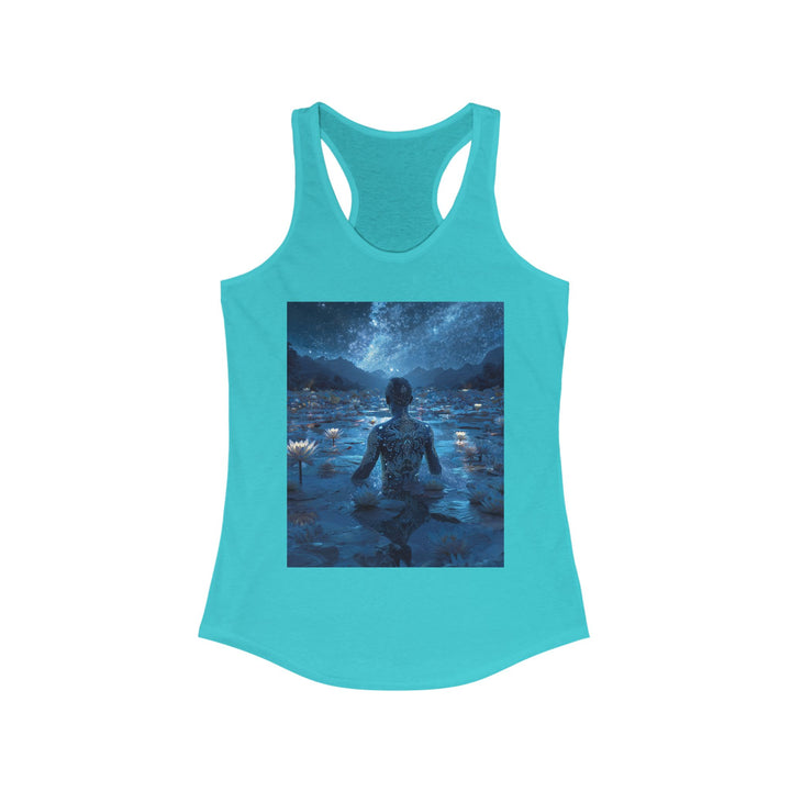 The Lotus Pilgrim - Women's Racerback Tank