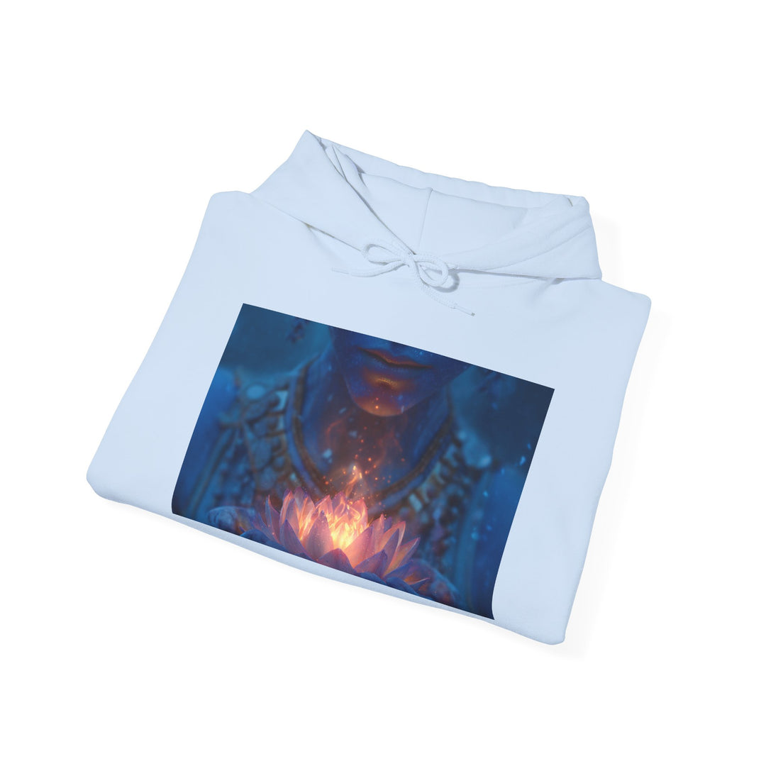 The Flame of the Lotus - Heavy Blend Hooded Sweatshirt