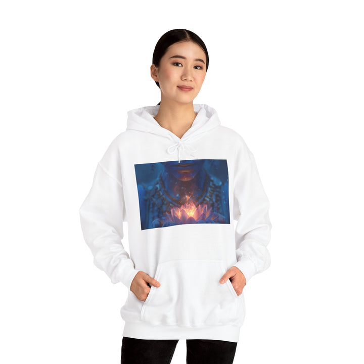 The Flame of the Lotus - Heavy Blend Hooded Sweatshirt