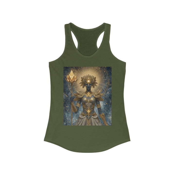 The Celestial Sentinel - Women's Racerback Tank