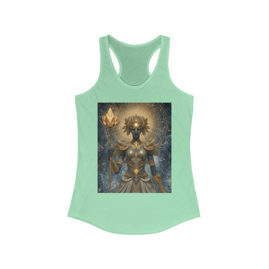 The Celestial Sentinel - Women's Racerback Tank