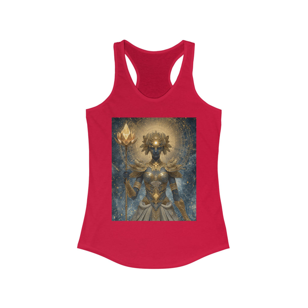 The Celestial Sentinel - Women's Racerback Tank