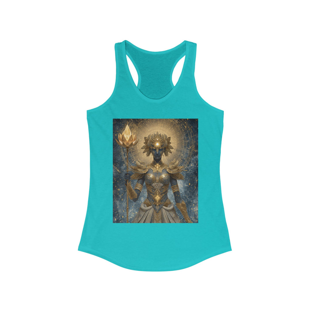 The Celestial Sentinel - Women's Racerback Tank