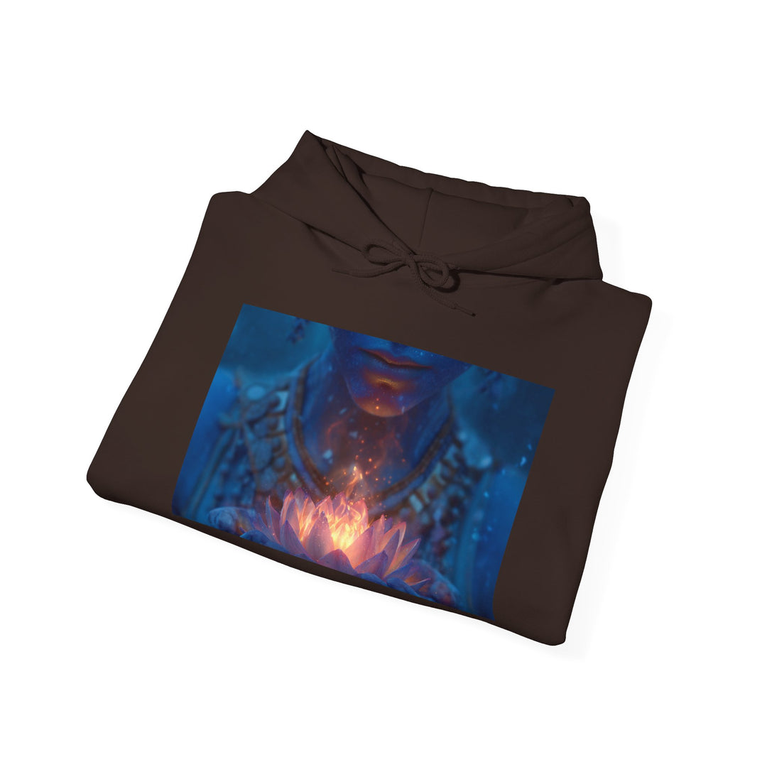 The Flame of the Lotus - Heavy Blend Hooded Sweatshirt