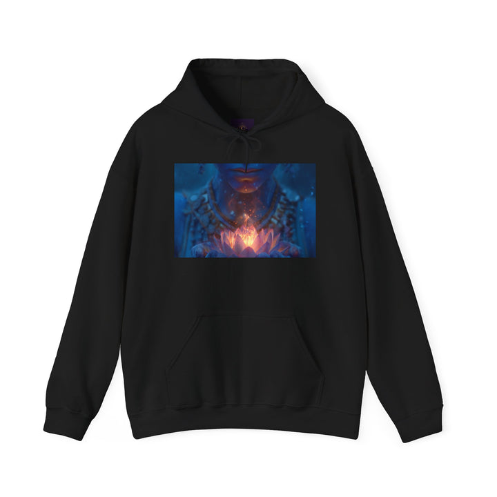 The Flame of the Lotus - Heavy Blend Hooded Sweatshirt
