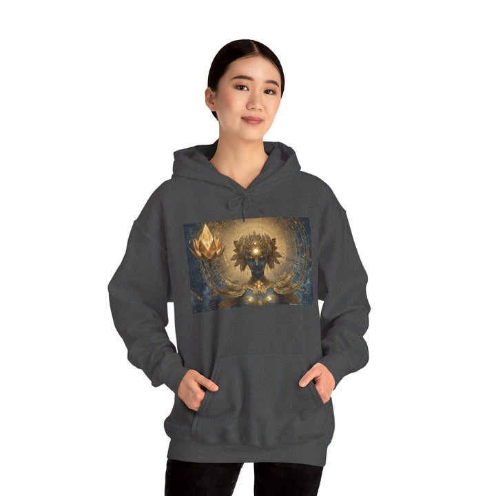 The Celestial Sentinel - Heavy Blend Hooded Sweatshirt