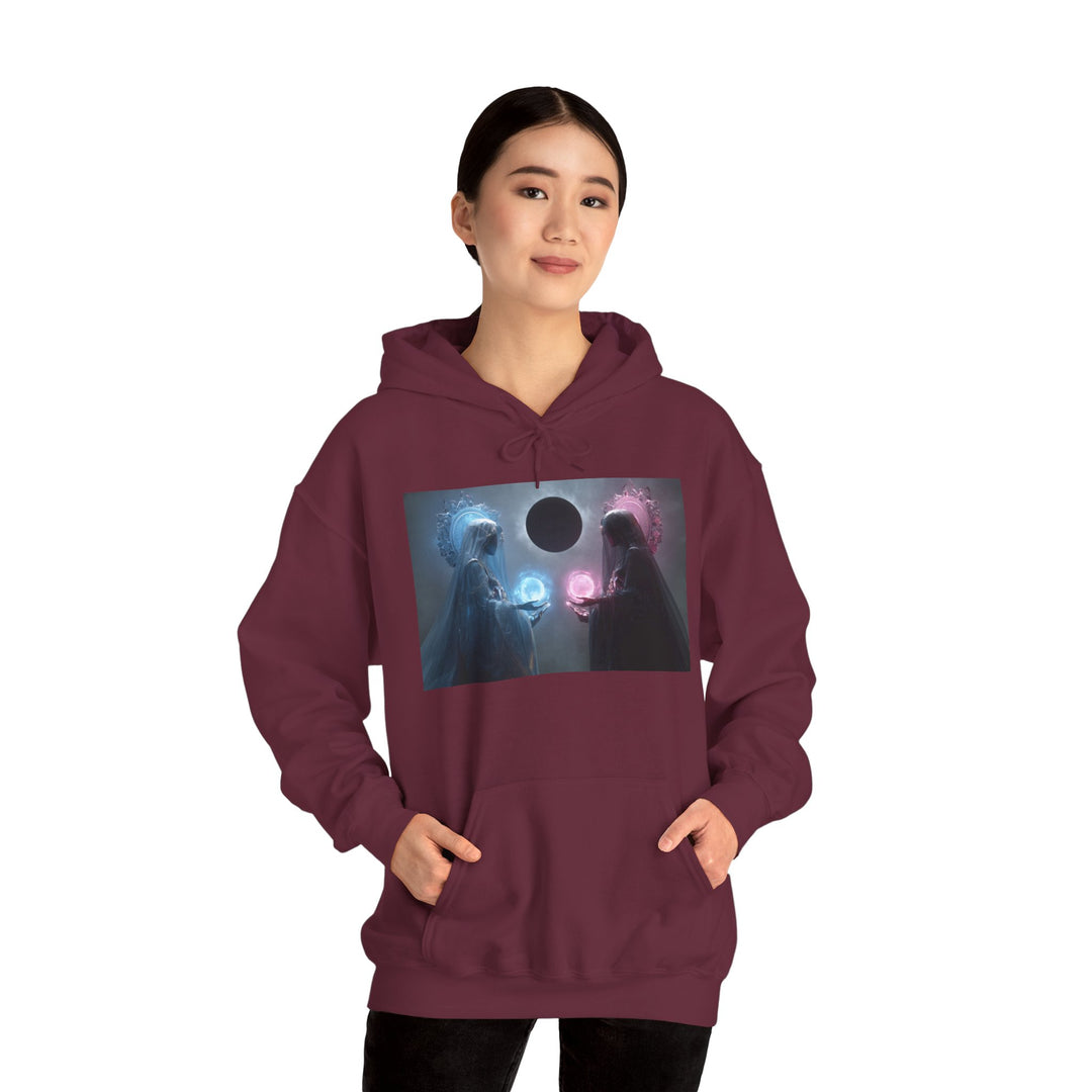 The Veil of Balance - Heavy Blend Hooded Sweatshirt