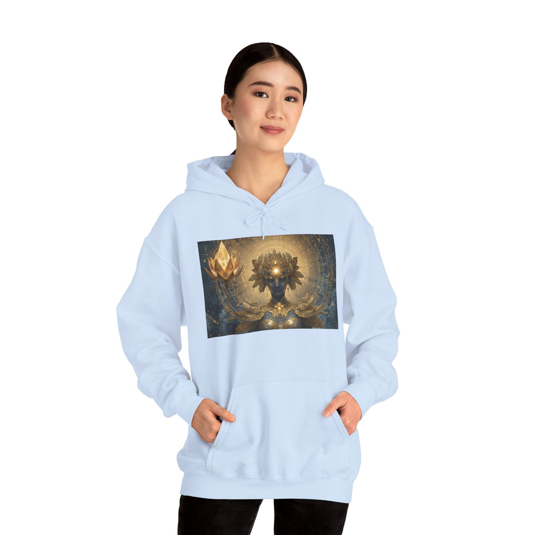 The Celestial Sentinel - Heavy Blend Hooded Sweatshirt