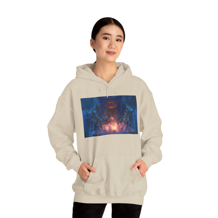 The Flame of the Lotus - Heavy Blend Hooded Sweatshirt