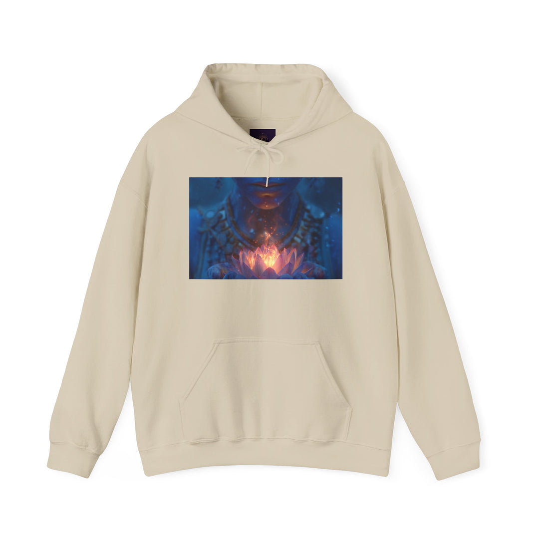 The Flame of the Lotus - Heavy Blend Hooded Sweatshirt
