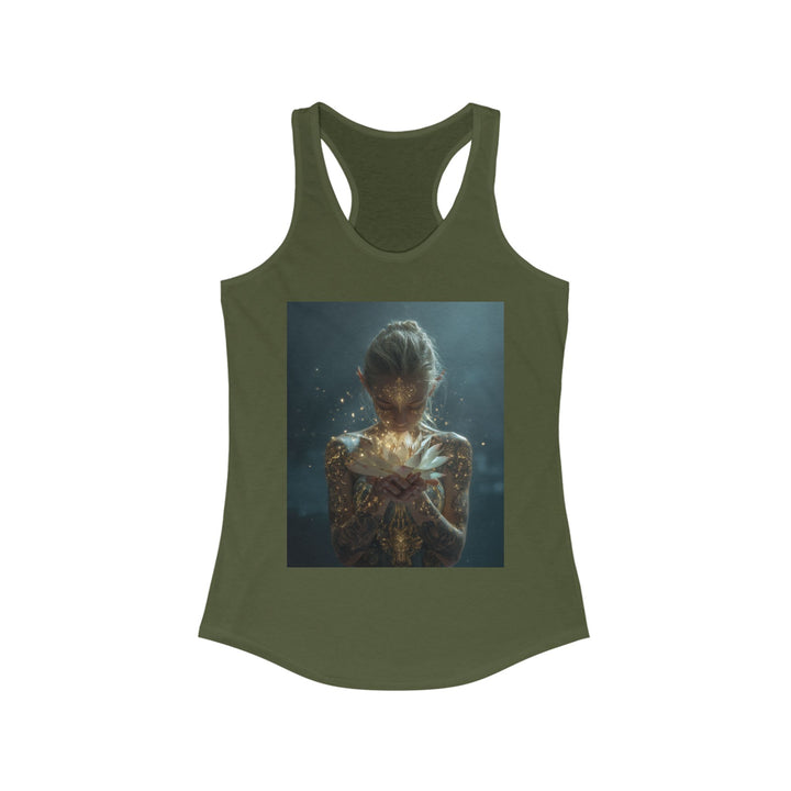 The Whispering Lotus - Women's Racerback Tank