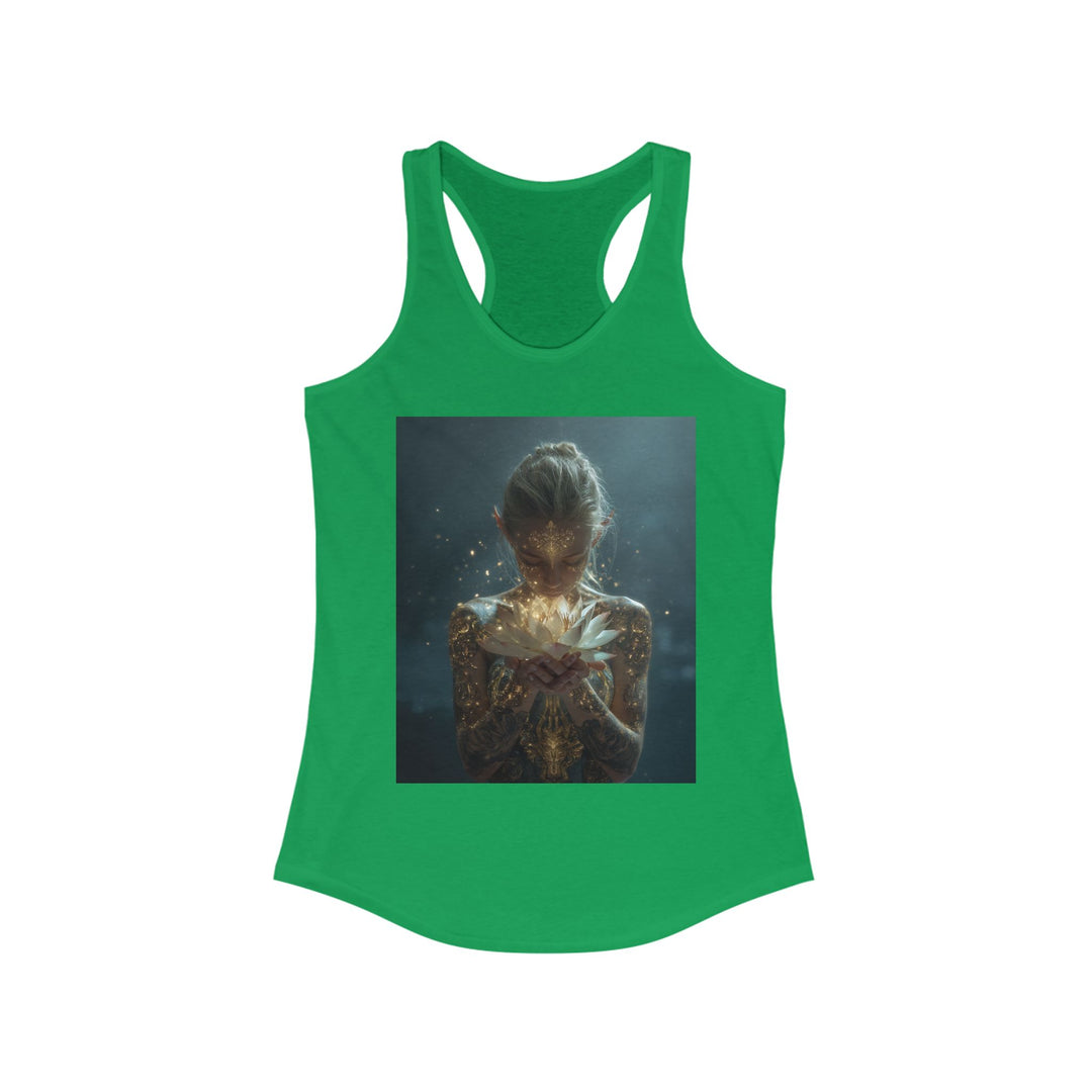The Whispering Lotus - Women's Racerback Tank