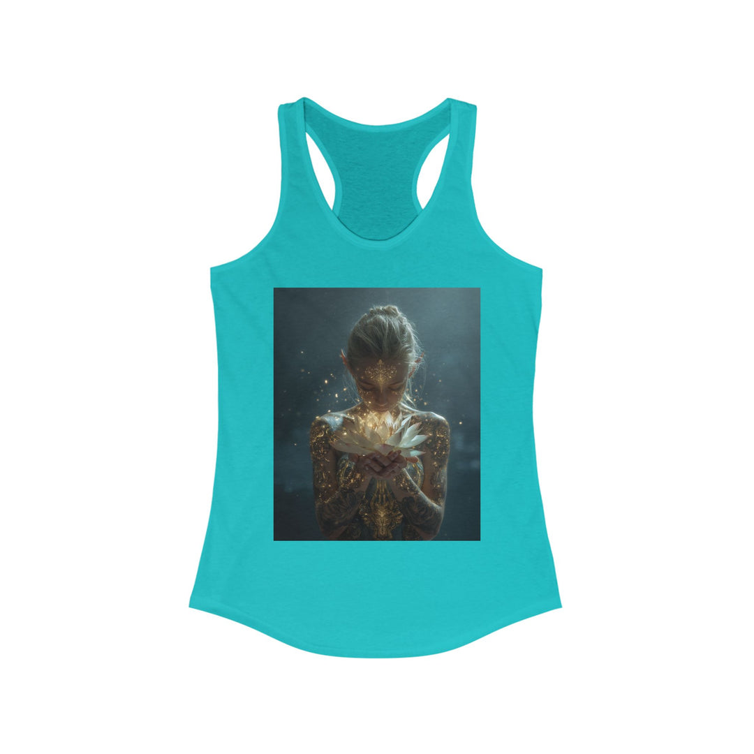 The Whispering Lotus - Women's Racerback Tank