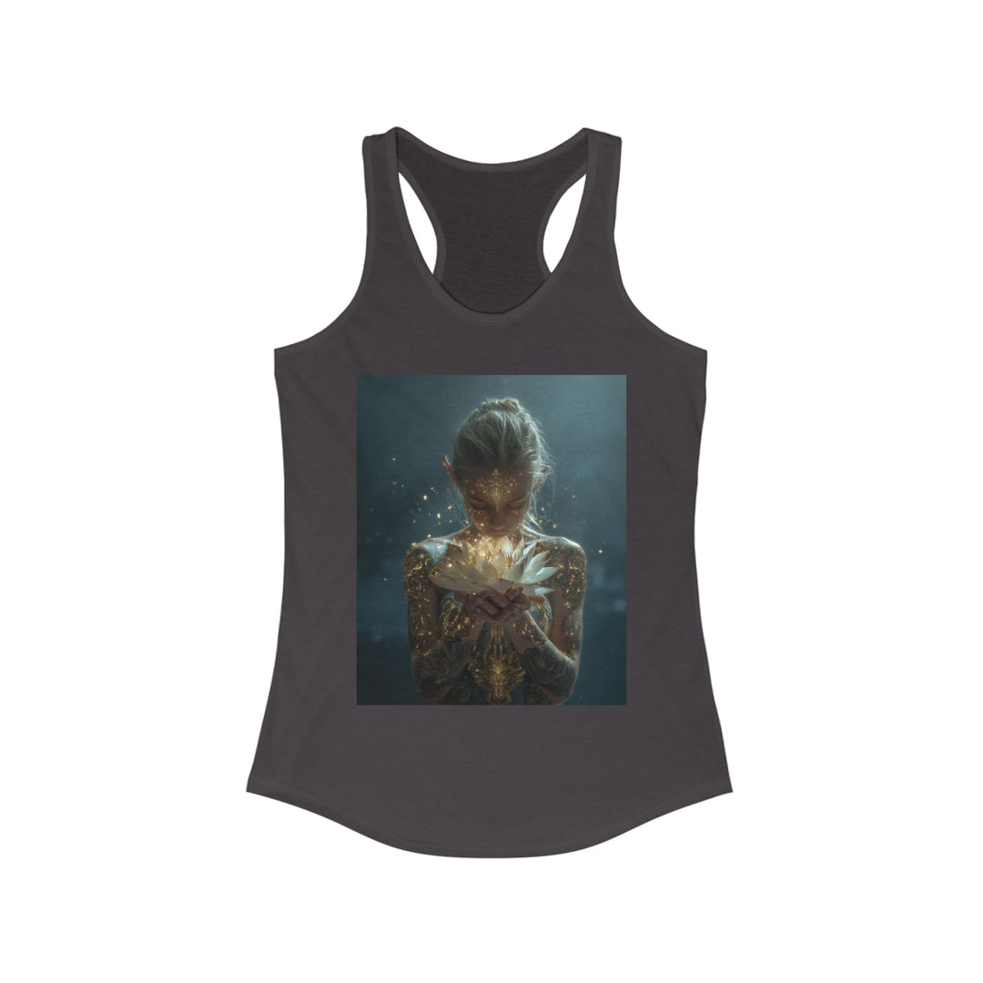 The Whispering Lotus - Women's Racerback Tank