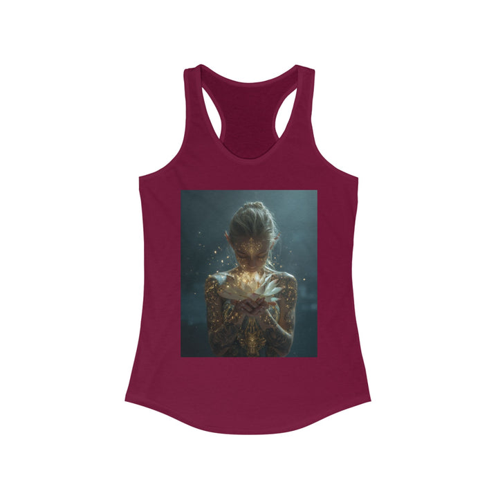 The Whispering Lotus - Women's Racerback Tank