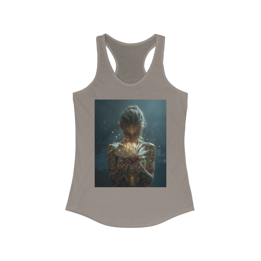 The Whispering Lotus - Women's Racerback Tank