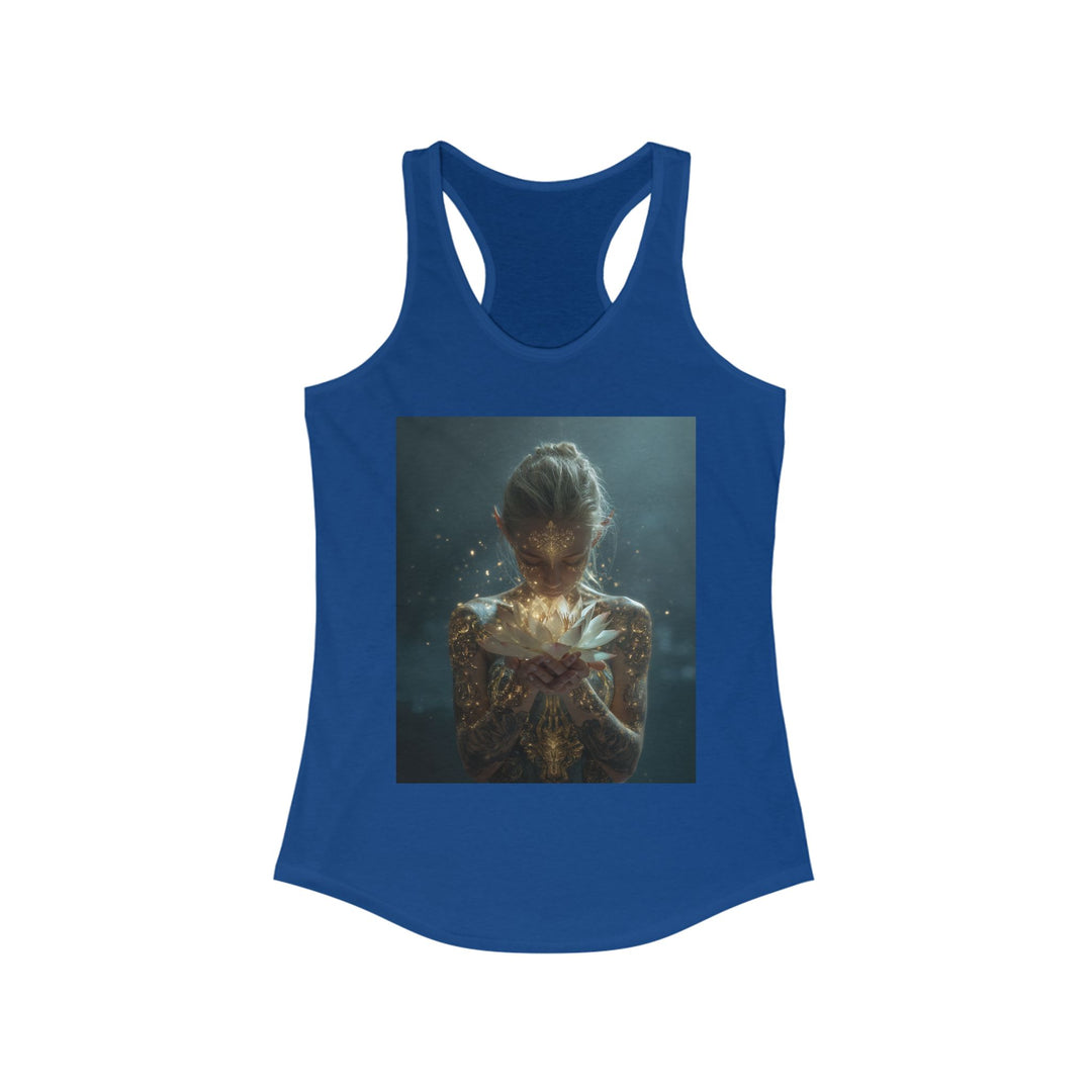 The Whispering Lotus - Women's Racerback Tank