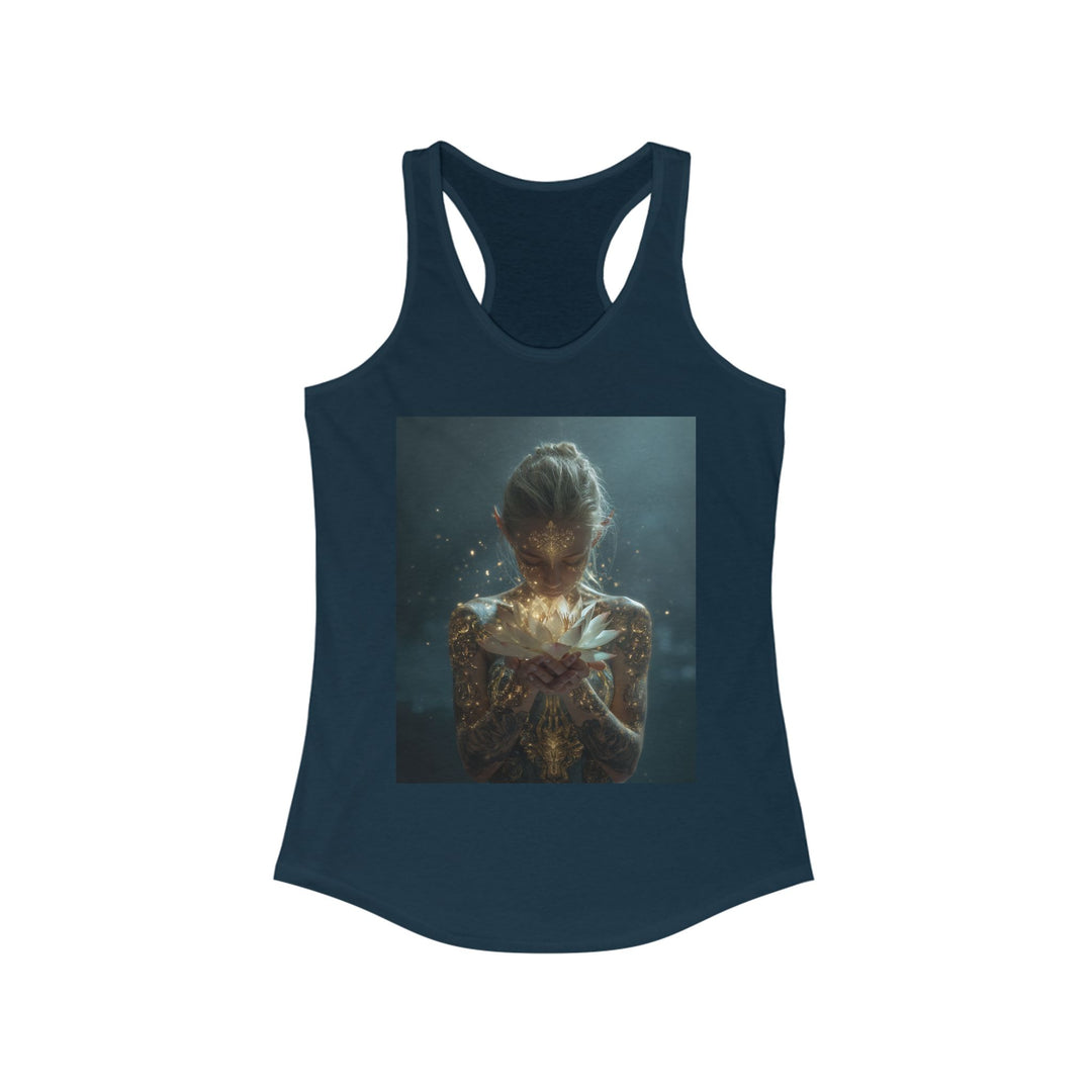 The Whispering Lotus - Women's Racerback Tank