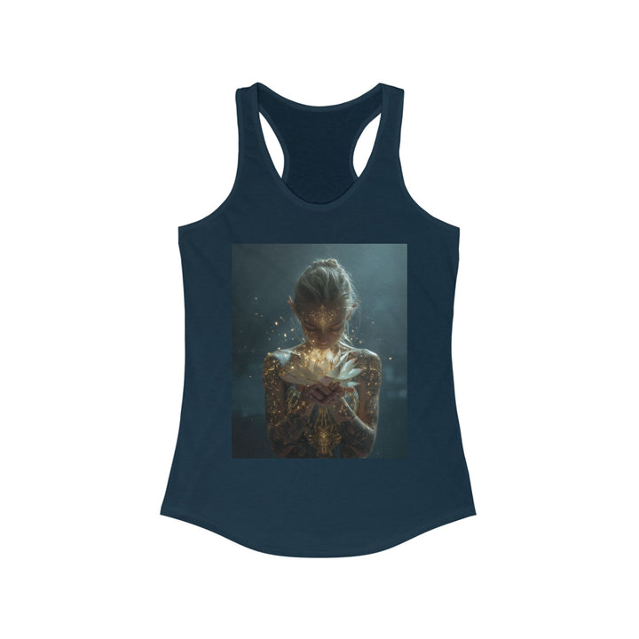 The Whispering Lotus - Women's Racerback Tank
