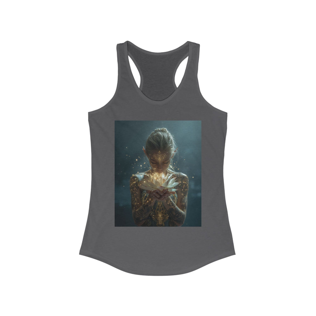 The Whispering Lotus - Women's Racerback Tank