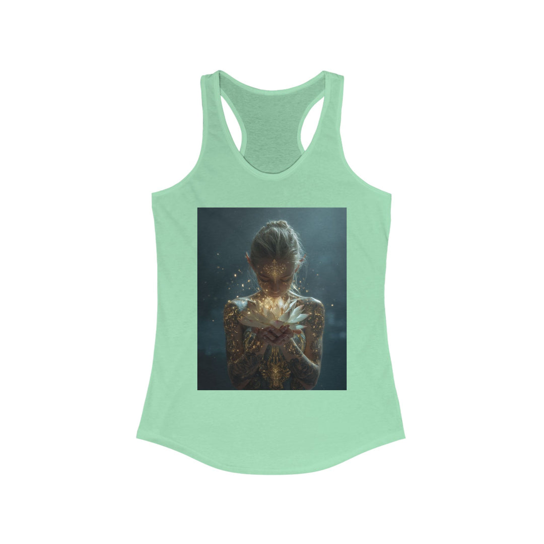 The Whispering Lotus - Women's Racerback Tank