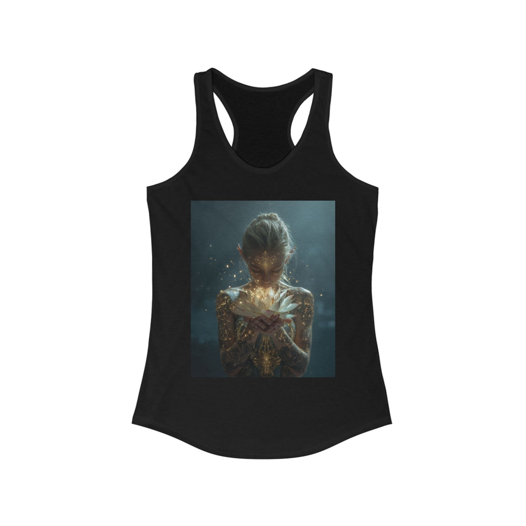 The Whispering Lotus - Women's Racerback Tank