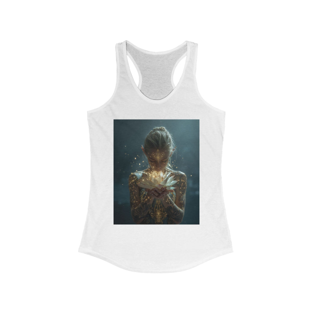 The Whispering Lotus - Women's Racerback Tank
