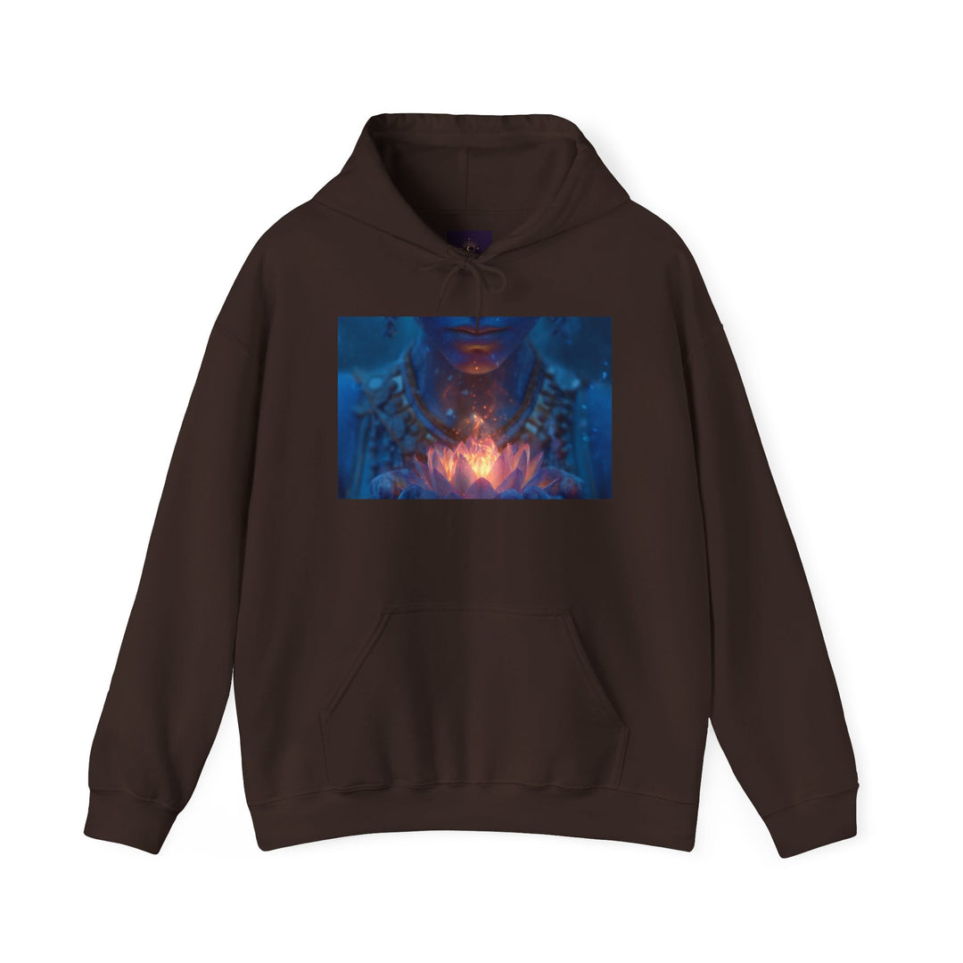 The Flame of the Lotus - Heavy Blend Hooded Sweatshirt