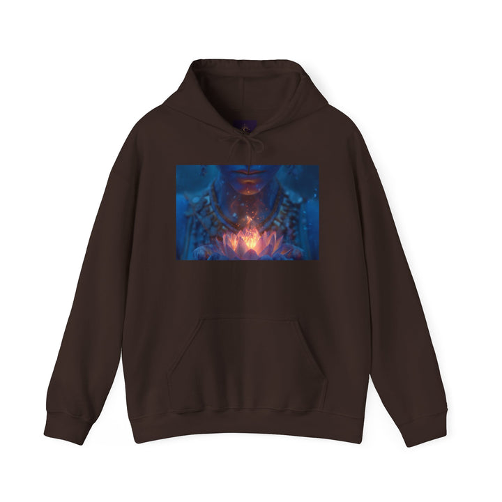 The Flame of the Lotus - Heavy Blend Hooded Sweatshirt