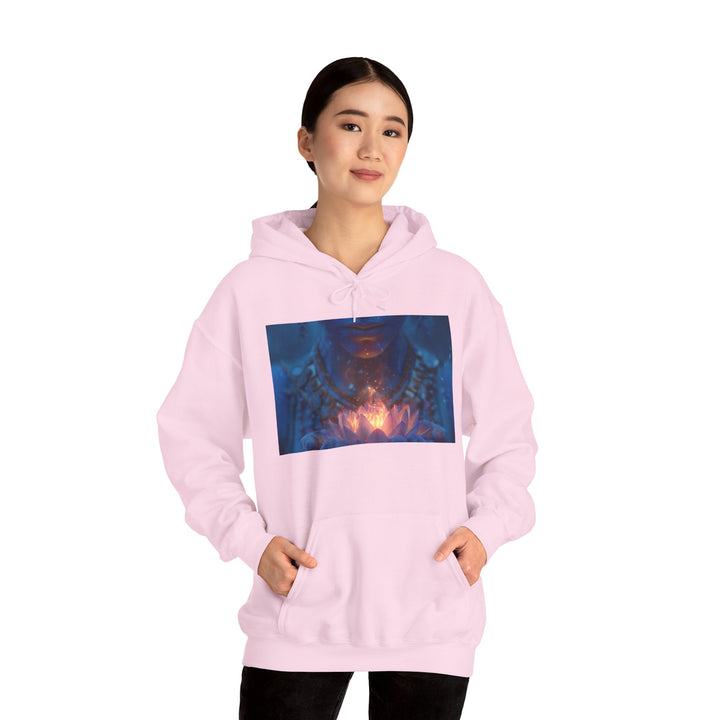 The Flame of the Lotus - Heavy Blend Hooded Sweatshirt
