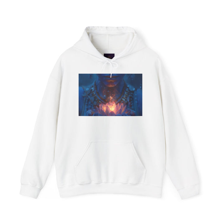 The Flame of the Lotus - Heavy Blend Hooded Sweatshirt